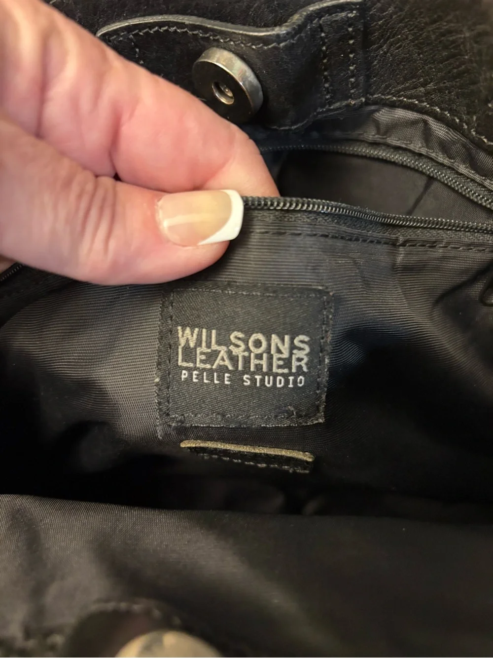 Wilson’s leather Pelle Stuido leather vintage shoulder bag